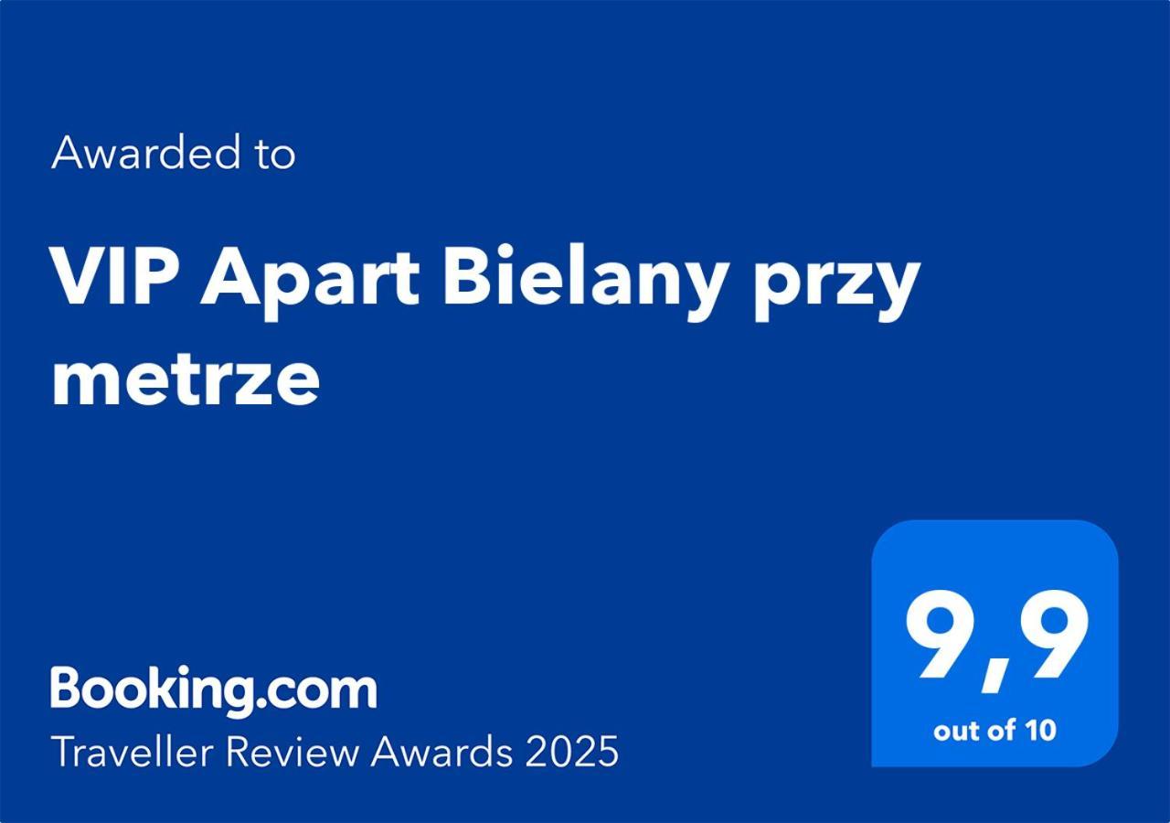 Vip Apart Bielany Przy Metrze Warschau Exterior foto